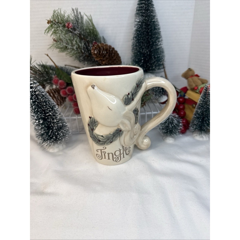 Grasslands Road Coffee Mug Christmas Reindeer Holiday Jingle and Mingle